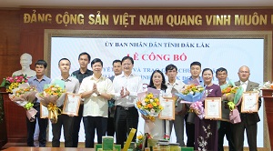 Trao 11 Giấy chứng nhận sản phẩm OCOP tỉnh Đắk Lắk