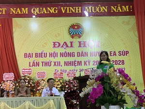 Đại hội đại biểu Hội Nông dân huyện Ea Súp lần thứ XII, nhiệm kỳ 2023 - 2028