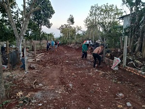 Hội viên nông dân thị xã Buôn Hồ hiến đất mở đường Ngô Thị Nhậm nối dài