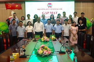 Đoàn công tác Hội Nông dân tỉnh Phú Yên thăm và làm việc với Hội Nông dân tỉnh Đắk Lắk