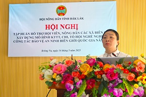 Hội Nông dân tỉnh Đắk Lắk tổ chức tập huấn tại huyện Buôn Đôn năm 2025